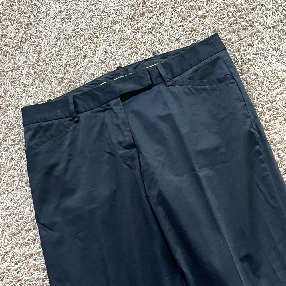 BCBGMAXAZRIA Womens Black Wide Leg Dress Pants Trousers Size 8 FTO 21262